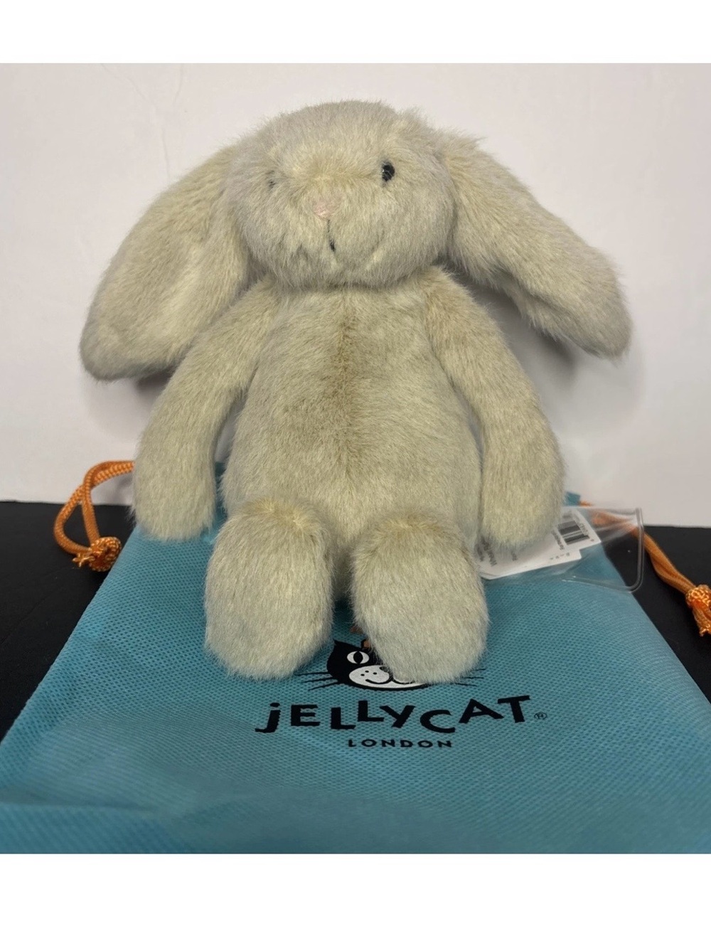 Jellycat Wheat Flufflet bunny 7 inches with tag and dust bag